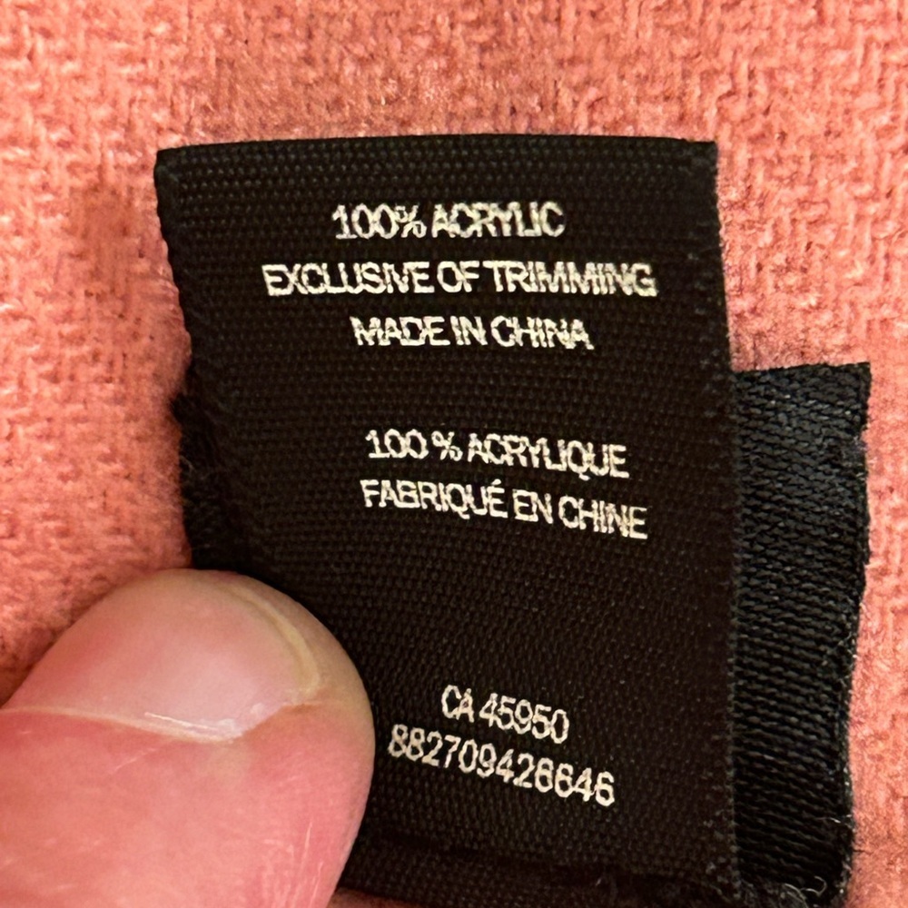 Indigo Soft Pink Pashmina Scarf - Picture 3 of 6